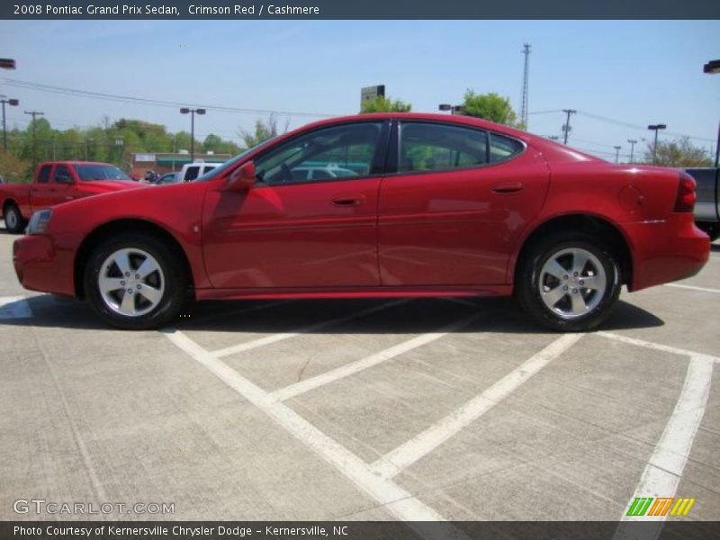 Crimson Red / Cashmere 2008 Pontiac Grand Prix Sedan