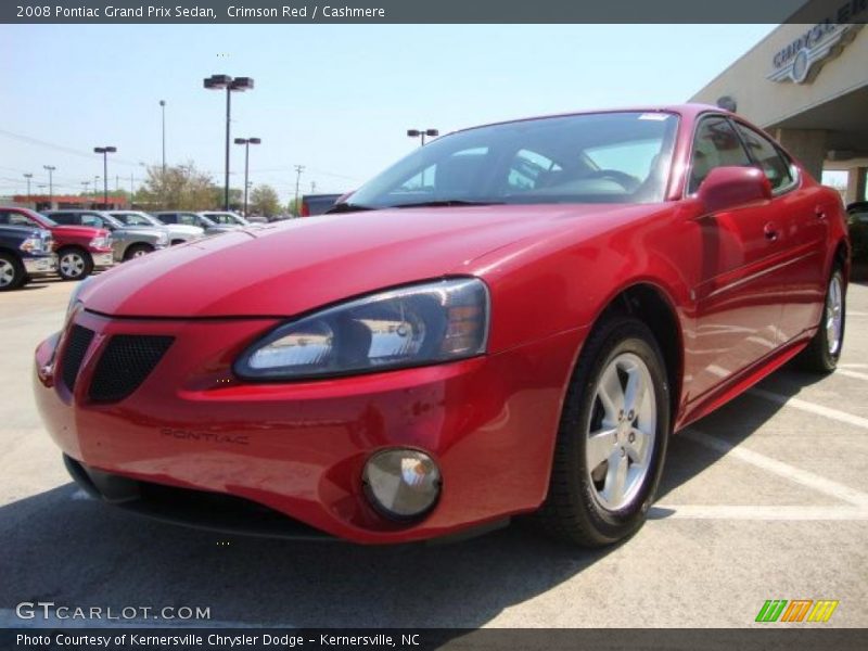 Crimson Red / Cashmere 2008 Pontiac Grand Prix Sedan