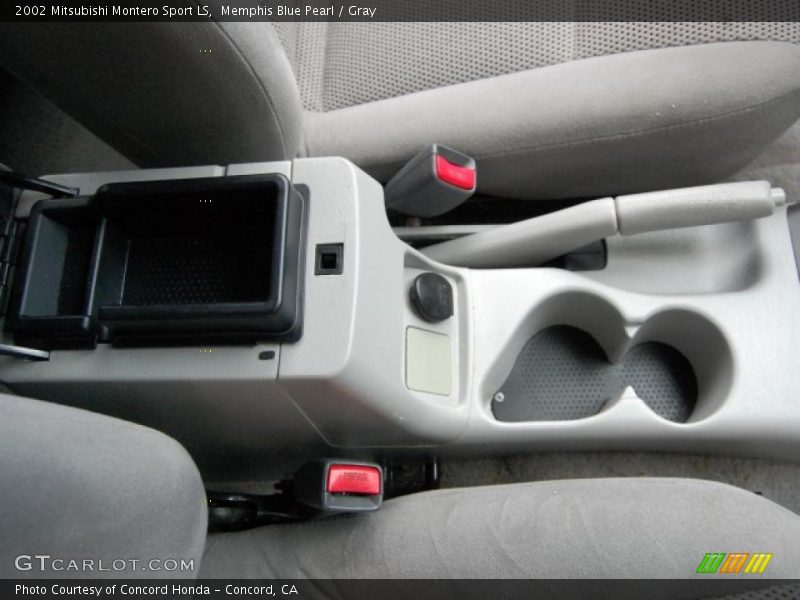 Memphis Blue Pearl / Gray 2002 Mitsubishi Montero Sport LS