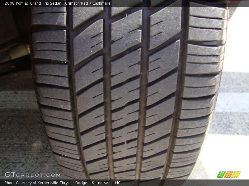 Crimson Red / Cashmere 2008 Pontiac Grand Prix Sedan