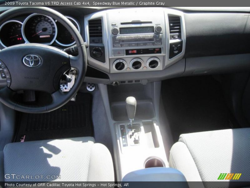Speedway Blue Metallic / Graphite Gray 2009 Toyota Tacoma V6 TRD Access Cab 4x4