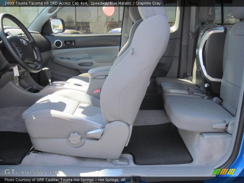 Speedway Blue Metallic / Graphite Gray 2009 Toyota Tacoma V6 TRD Access Cab 4x4