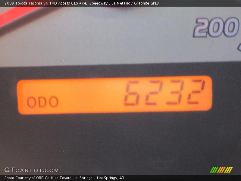 Speedway Blue Metallic / Graphite Gray 2009 Toyota Tacoma V6 TRD Access Cab 4x4