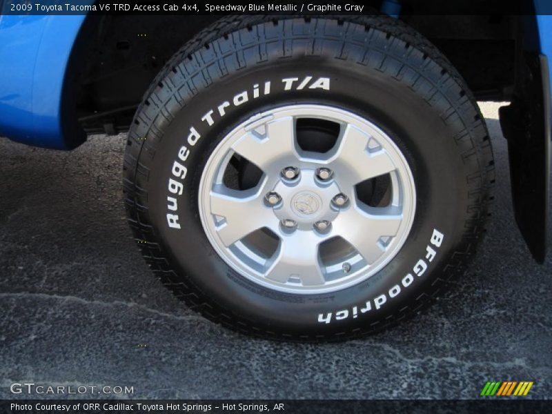 Speedway Blue Metallic / Graphite Gray 2009 Toyota Tacoma V6 TRD Access Cab 4x4