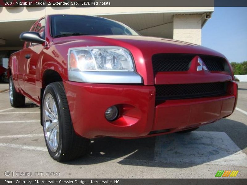 Lava Red / Slate 2007 Mitsubishi Raider LS Extended Cab