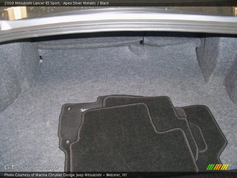 Apex Silver Metallic / Black 2009 Mitsubishi Lancer ES Sport