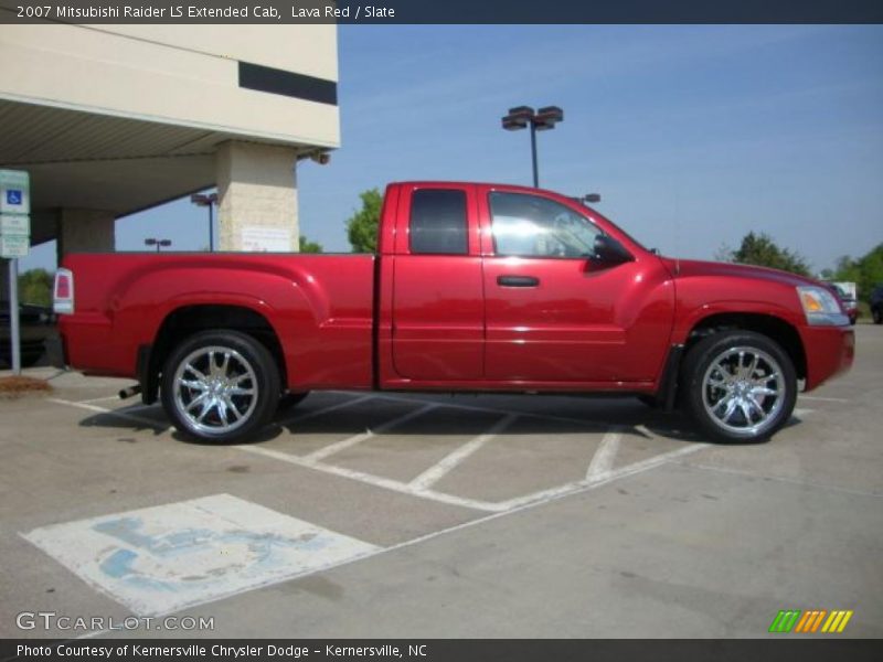 Lava Red / Slate 2007 Mitsubishi Raider LS Extended Cab