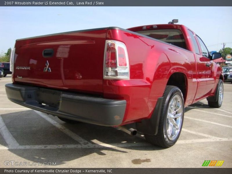 Lava Red / Slate 2007 Mitsubishi Raider LS Extended Cab