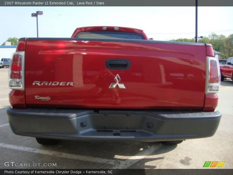 Lava Red / Slate 2007 Mitsubishi Raider LS Extended Cab