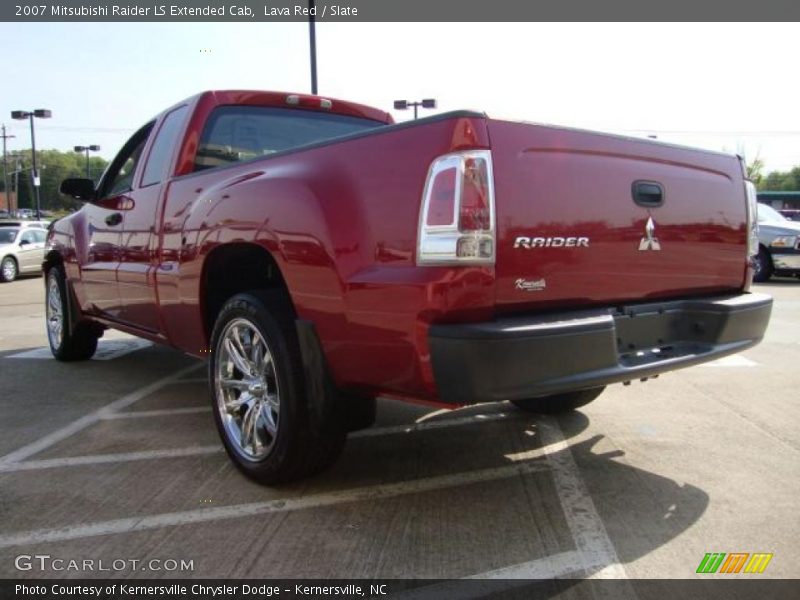 Lava Red / Slate 2007 Mitsubishi Raider LS Extended Cab