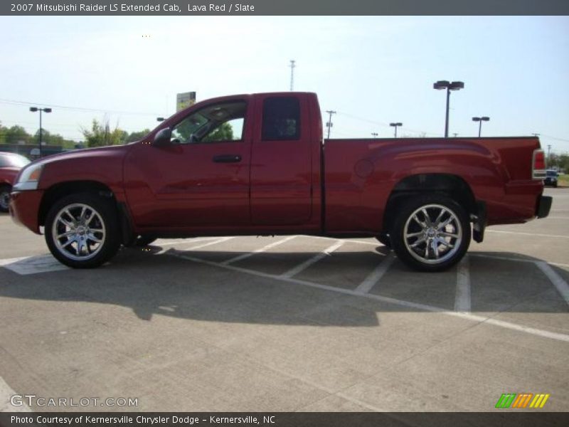 Lava Red / Slate 2007 Mitsubishi Raider LS Extended Cab