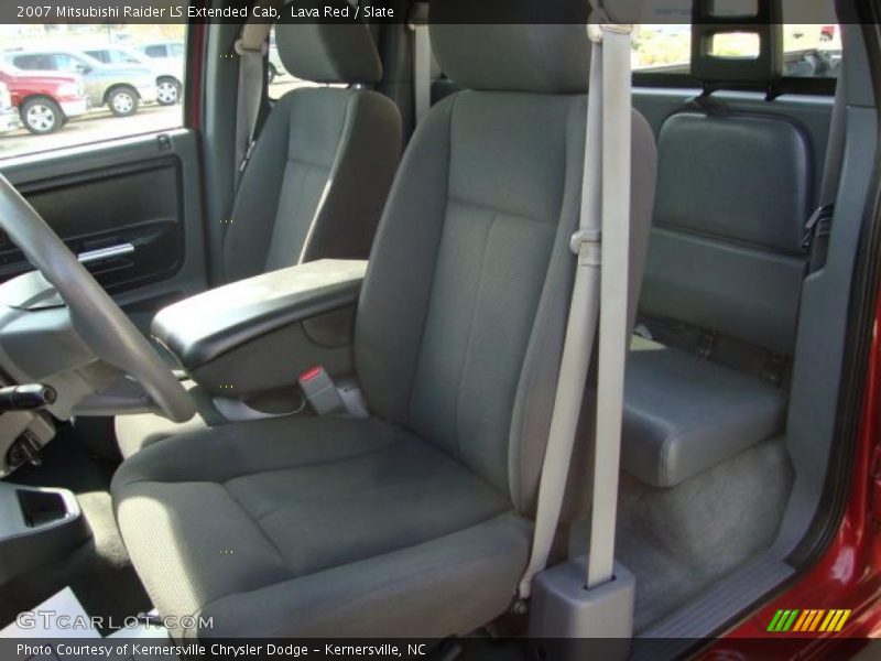 Lava Red / Slate 2007 Mitsubishi Raider LS Extended Cab