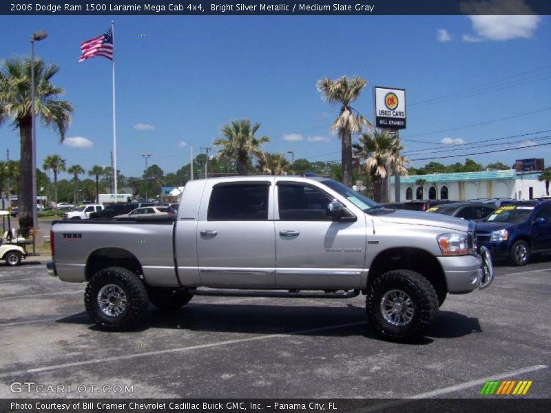 Bright Silver Metallic / Medium Slate Gray 2006 Dodge Ram 1500 Laramie Mega Cab 4x4