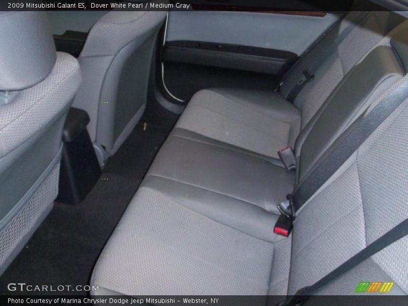 Dover White Pearl / Medium Gray 2009 Mitsubishi Galant ES