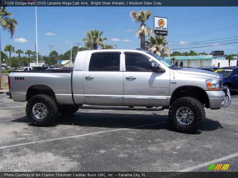 Bright Silver Metallic / Medium Slate Gray 2006 Dodge Ram 1500 Laramie Mega Cab 4x4