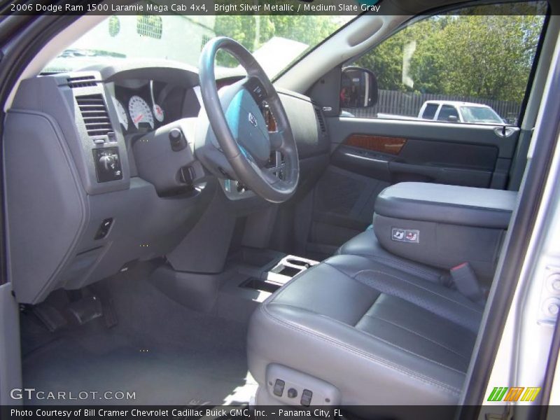 Bright Silver Metallic / Medium Slate Gray 2006 Dodge Ram 1500 Laramie Mega Cab 4x4