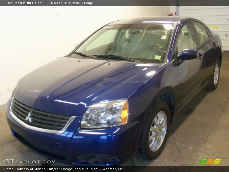 Maizen Blue Pearl / Beige 2009 Mitsubishi Galant ES