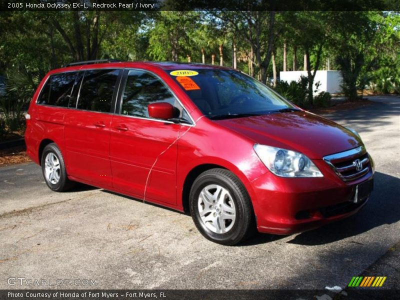 Redrock Pearl / Ivory 2005 Honda Odyssey EX-L