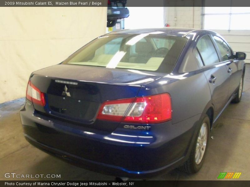 Maizen Blue Pearl / Beige 2009 Mitsubishi Galant ES