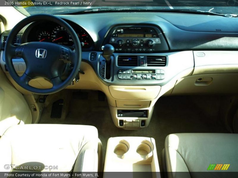 Redrock Pearl / Ivory 2005 Honda Odyssey EX-L