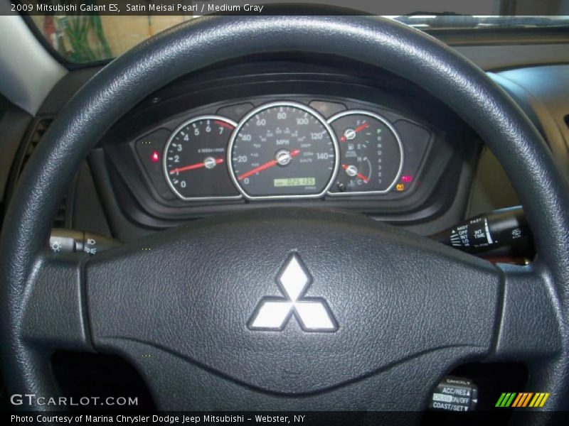 Satin Meisai Pearl / Medium Gray 2009 Mitsubishi Galant ES