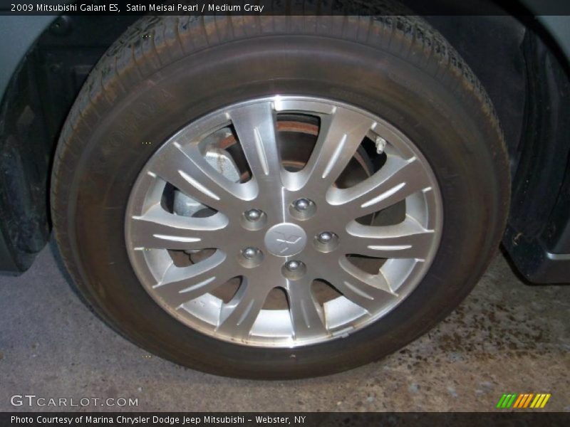 Satin Meisai Pearl / Medium Gray 2009 Mitsubishi Galant ES