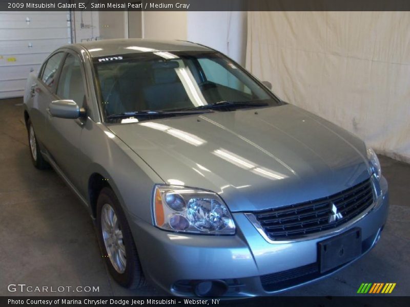 Satin Meisai Pearl / Medium Gray 2009 Mitsubishi Galant ES