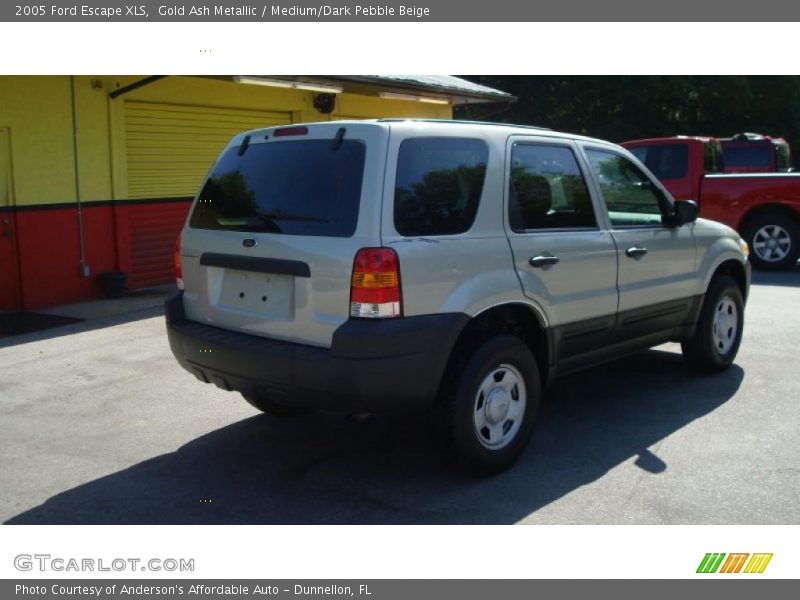 Gold Ash Metallic / Medium/Dark Pebble Beige 2005 Ford Escape XLS