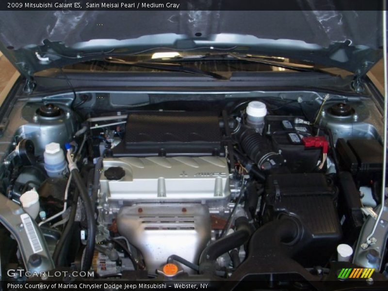 Satin Meisai Pearl / Medium Gray 2009 Mitsubishi Galant ES