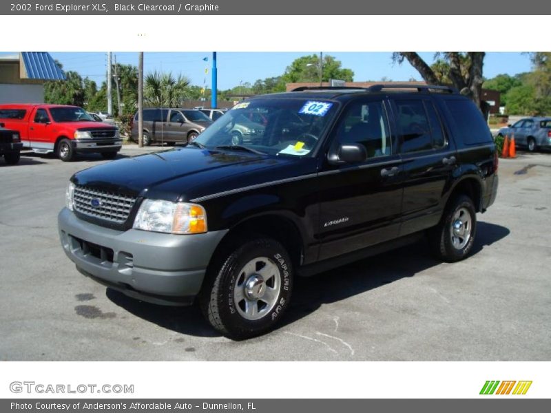 Black Clearcoat / Graphite 2002 Ford Explorer XLS
