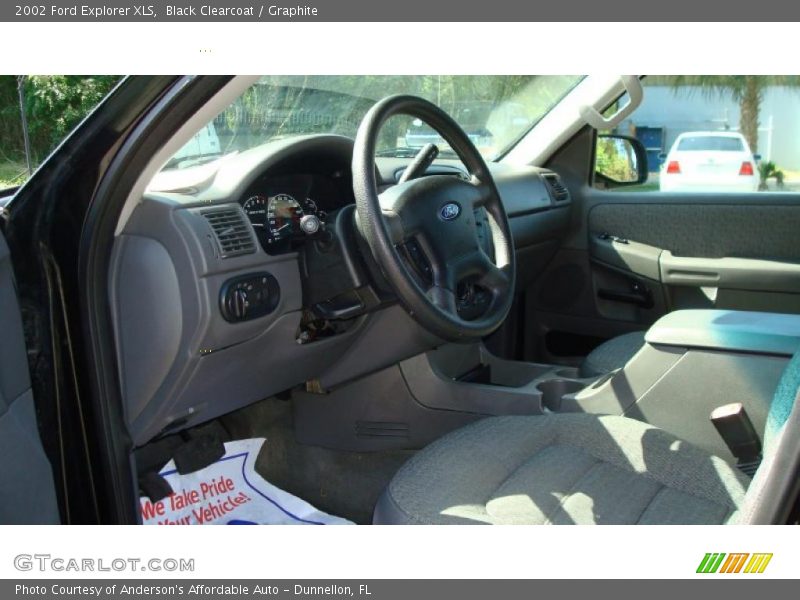 Black Clearcoat / Graphite 2002 Ford Explorer XLS