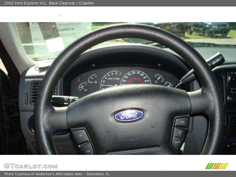 Black Clearcoat / Graphite 2002 Ford Explorer XLS