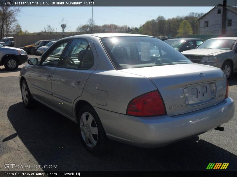 Brilliant Aluminum / Sage 2005 Nissan Sentra 1.8 S