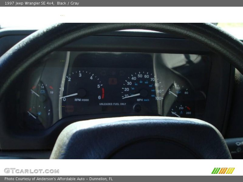 Black / Gray 1997 Jeep Wrangler SE 4x4