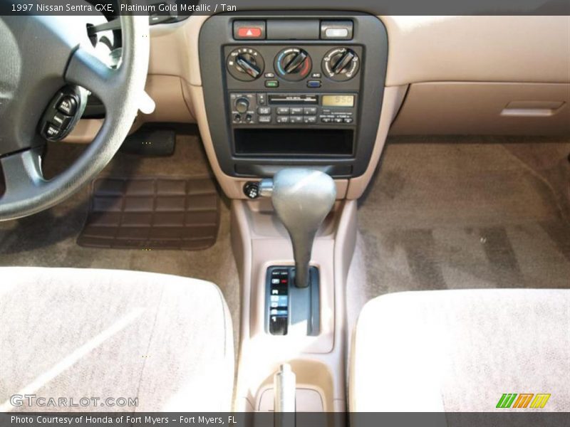 Platinum Gold Metallic / Tan 1997 Nissan Sentra GXE