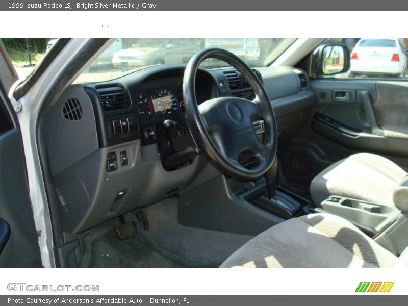 Bright Silver Metallic / Gray 1999 Isuzu Rodeo LS