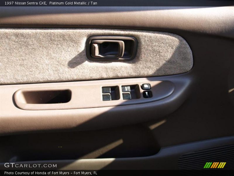 Platinum Gold Metallic / Tan 1997 Nissan Sentra GXE