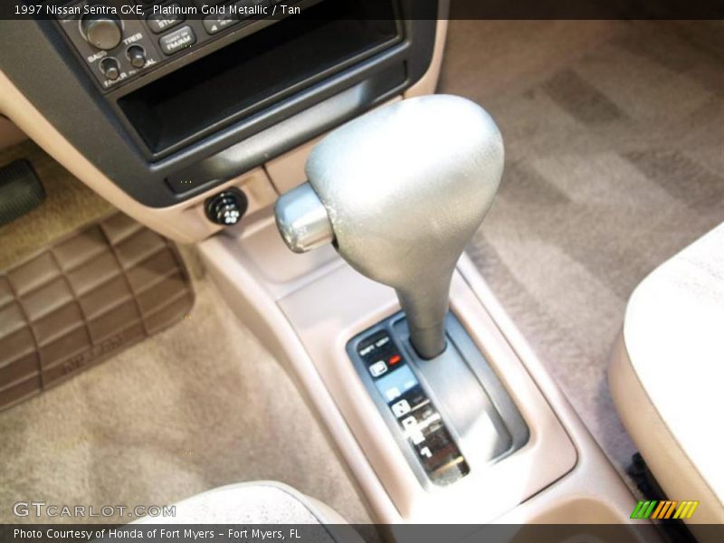 Platinum Gold Metallic / Tan 1997 Nissan Sentra GXE