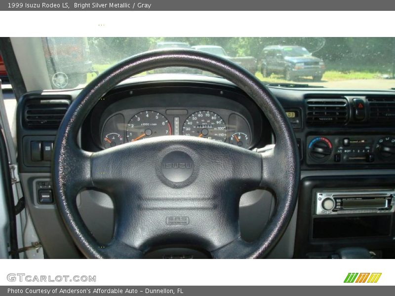Bright Silver Metallic / Gray 1999 Isuzu Rodeo LS
