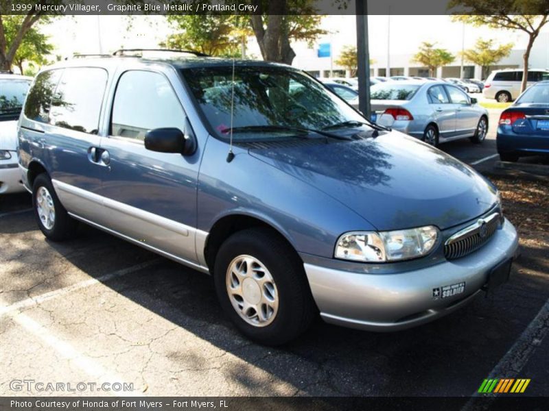 Graphite Blue Metallic / Portland Grey 1999 Mercury Villager