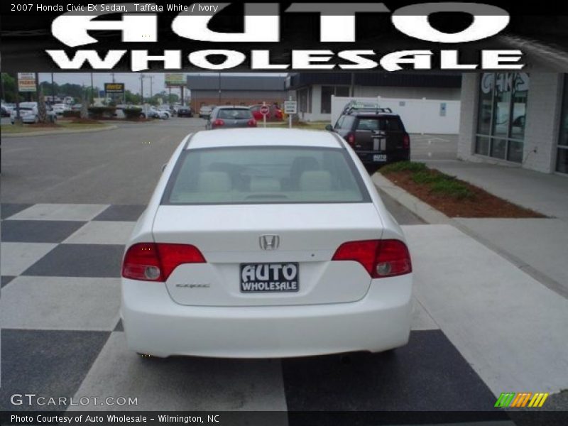 Taffeta White / Ivory 2007 Honda Civic EX Sedan