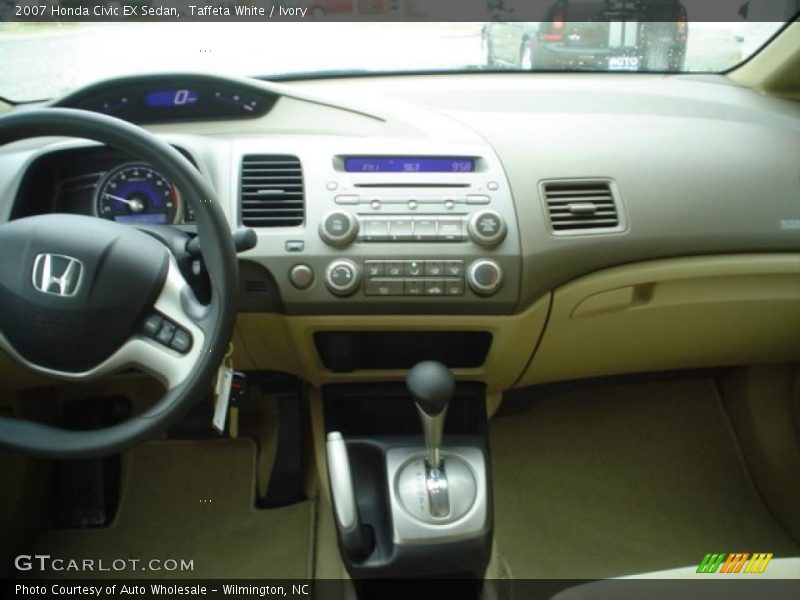 Taffeta White / Ivory 2007 Honda Civic EX Sedan