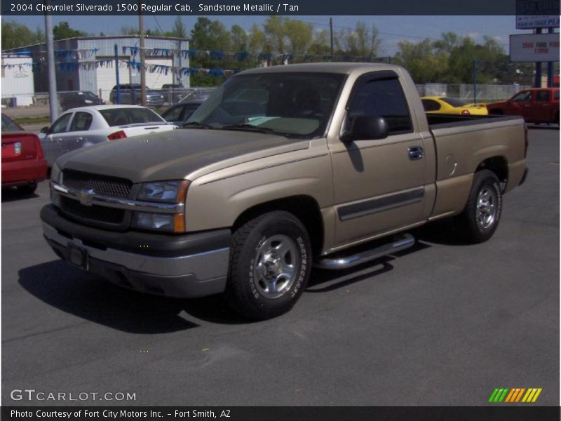 Sandstone Metallic / Tan 2004 Chevrolet Silverado 1500 Regular Cab