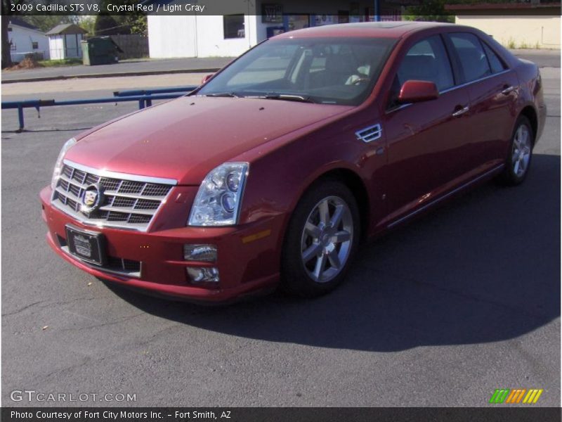 Crystal Red / Light Gray 2009 Cadillac STS V8