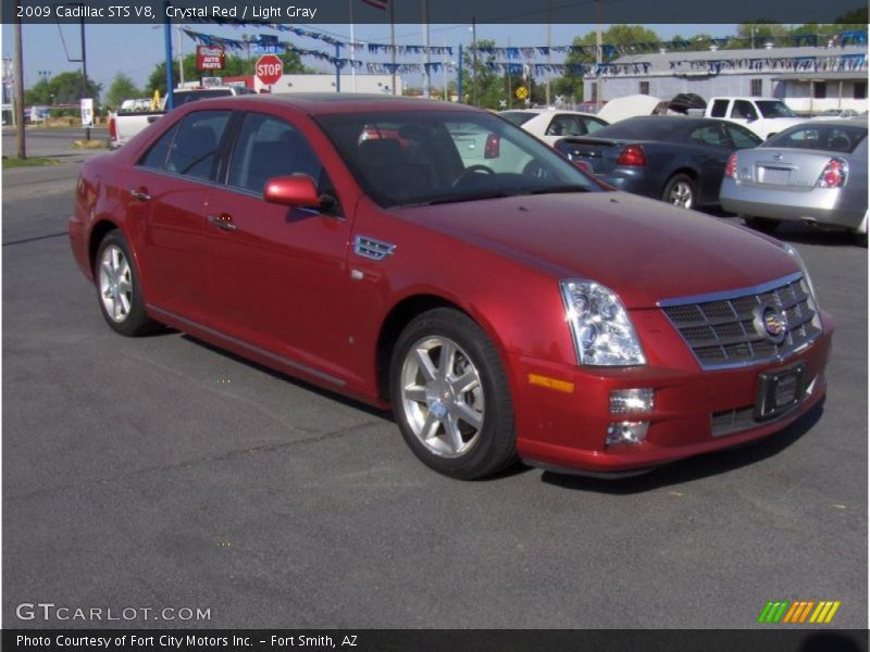 Crystal Red / Light Gray 2009 Cadillac STS V8