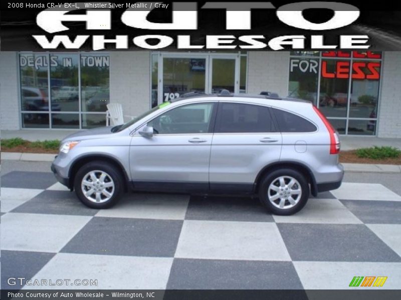 Whistler Silver Metallic / Gray 2008 Honda CR-V EX-L