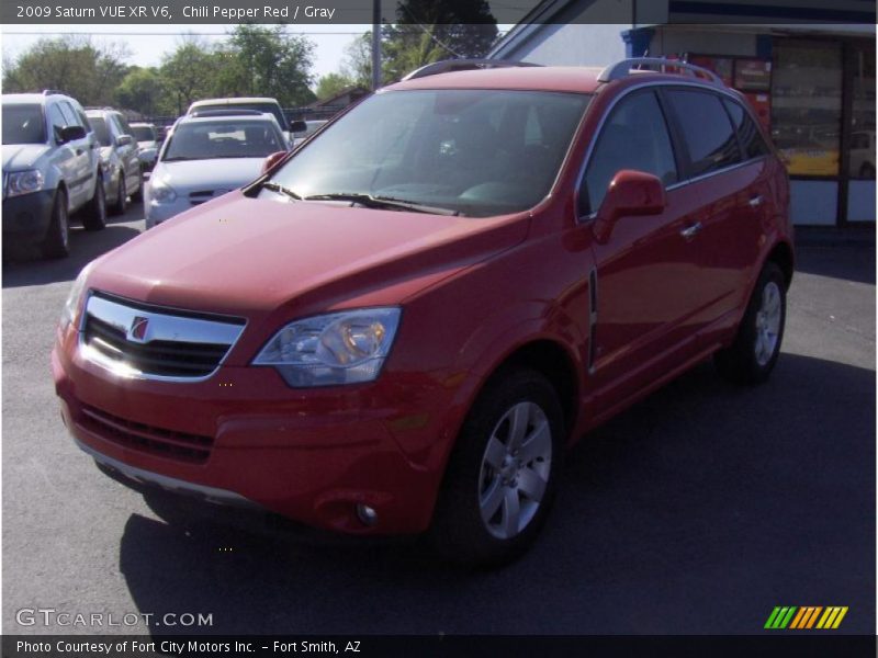 Chili Pepper Red / Gray 2009 Saturn VUE XR V6