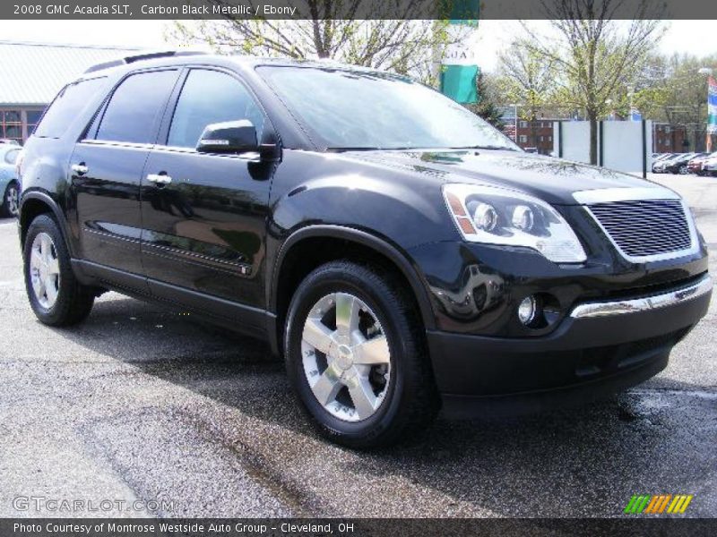 Carbon Black Metallic / Ebony 2008 GMC Acadia SLT