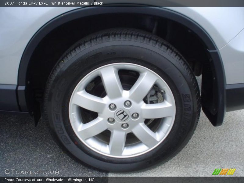 Whistler Silver Metallic / Black 2007 Honda CR-V EX-L