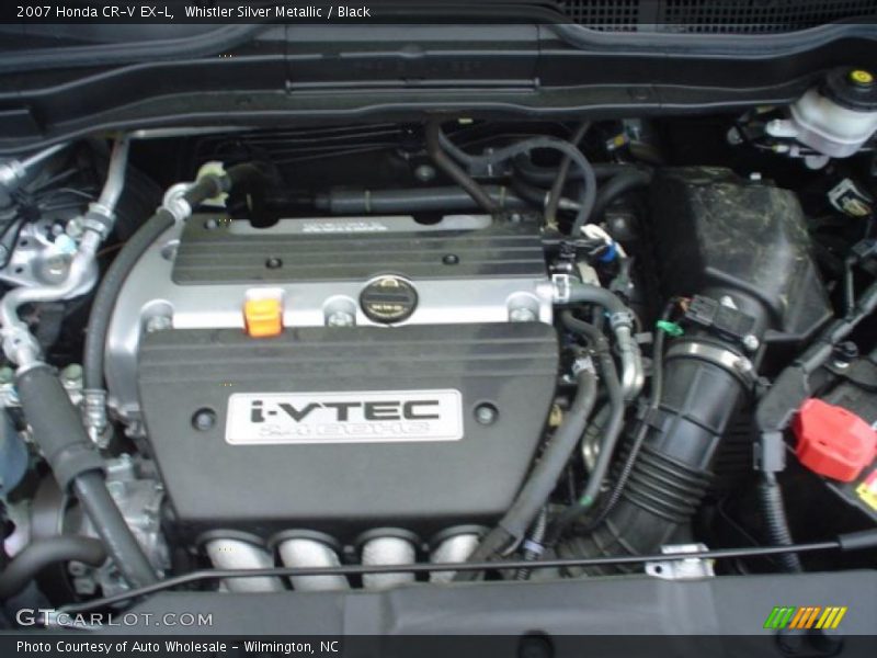 Whistler Silver Metallic / Black 2007 Honda CR-V EX-L